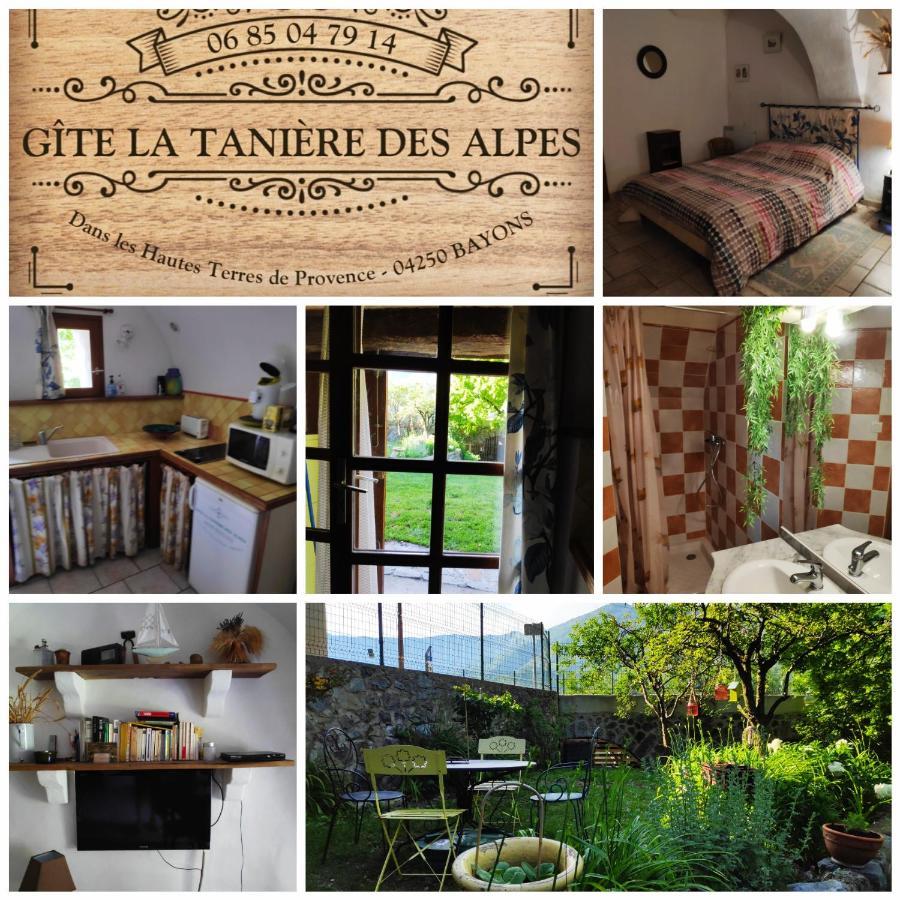 Gite La Taniere Des Alpes Bayons Экстерьер фото
